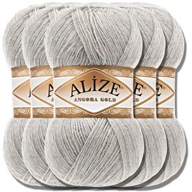 Alize Angora Gold Simli 652 Örgü İpi