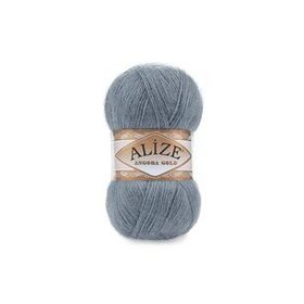 Alize Angora Gold Simli 87 5 Adet Krem Örgü İpi