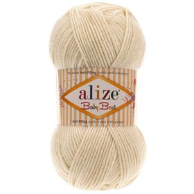 Alize Baby Best 01 Cream Krem Bebe Örgü İplikleri