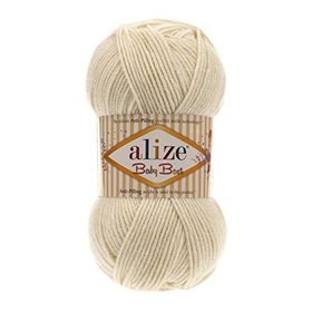 Alize Baby Best 01 Cream Krem Bebe Örgü İplikleri