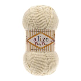 Alize Baby Best 01 Cream Krem Bebe Örgü İplikleri