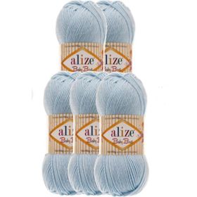 Alize Baby Best 514 Buz Mavisi El Örgü İpi