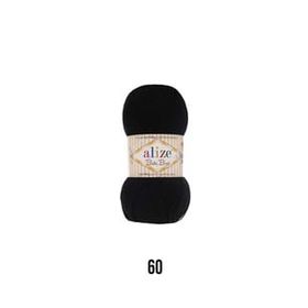 Alize Baby Best 60 Black Siyah Bebe Örgü İplikleri
