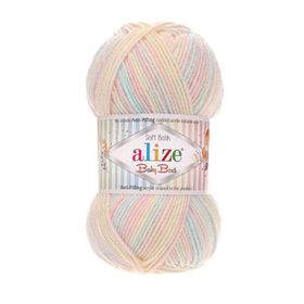 Alize Baby Best Batik 6655 100 gr Örgü İpi