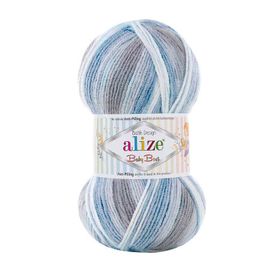 Alize Baby Best Batik 7540 100 gr Örgü İplik