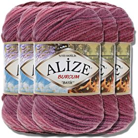 Alize Burcum Batik 1895 5 Adet El Örgü İpi