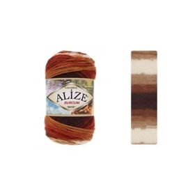 Alize Burcum Batik 2626 100 gr Örgü İplik