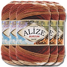 Alize Burcum Batik 2626 5 Adet El Örgü İpi