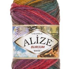 Alize Burcum Batik 3368 Krem 01 5 Adet El Örgü İpi