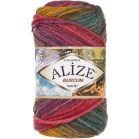 Alize Burcum Batik 3368 Krem 01 5 Adet El Örgü İpi