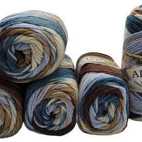 Alize Burcum Batik 7648 5 Adet El Örgü İpi