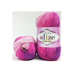 Alize Cotton Gold Batik 3302 100 gr Örgü İplik