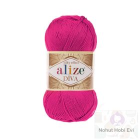 Alize Diva 149 Fuşya Akrilik Örgü İplikler