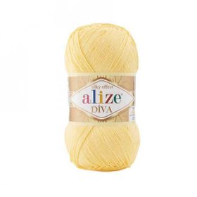 Alize Diva 187 Ananas Açık Sarı Örgü İpi