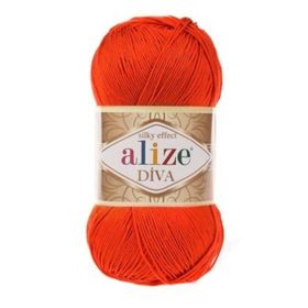 Alize Diva 37 100 gr Oranj El Örgü İpi