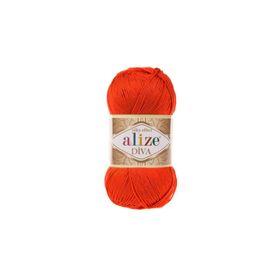 Alize Diva 37 100 gr Oranj El Örgü İpi