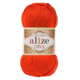 Alize Diva 37 100 gr Oranj El Örgü İpi