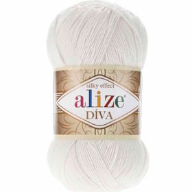 Alize Diva 450 100 gr İnci El Örgü İpi
