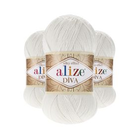 Alize Diva 450 100 gr İnci El Örgü İpi