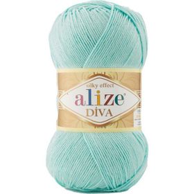 Alize Diva 669 Açık Turkuaz Akrilik 100 gr Örgü İpliği