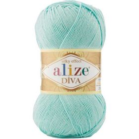 Alize Diva 669 Açık Turkuaz Akrilik 100 gr Örgü İpliği