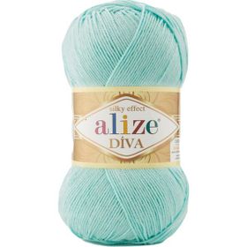 Alize Diva 669 Açık Turkuaz Akrilik 100 gr Örgü İpliği