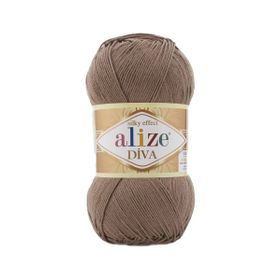 Alize Diva 688 Sütlü Kahve Melanj Örgü İpi