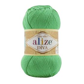 Alize Diva 778 Bahar Yeşili Akrilik Örgü İplikler