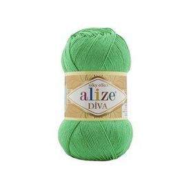 Alize Diva 778 Bahar Yeşili Akrilik Örgü İplikler