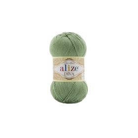 Alize Diva 852 Yeşil Akrilik Örgü İplikler