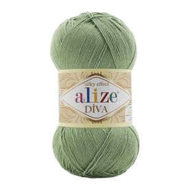 Alize Diva 852 Yeşil Akrilik Örgü İplikler