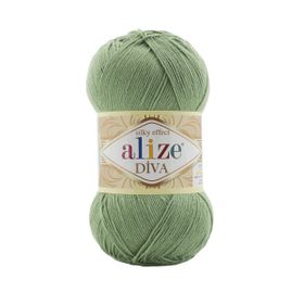 Alize Diva 852 Yeşil Akrilik Örgü İplikler