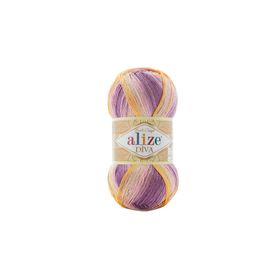 Alize Diva Batik 100 gr Design El Örgü İpliği