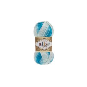 Alize Diva Batik 100 gr Design El Örgü İpliği