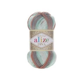 Alize Diva Batik 5550 5 Adet Örgü İpi