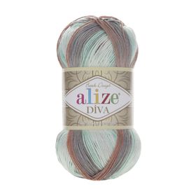 Alize Diva Batik 5550 5 Adet Örgü İpi