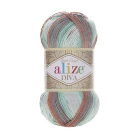 Alize Diva Batik 5550 5 Adet Örgü İpi