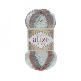 Alize Diva Batik 5550 5 Adet Örgü İpi