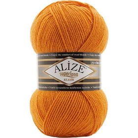Alize Mandalina 336 Superlana Klasik 100 gr El Örgü İpi