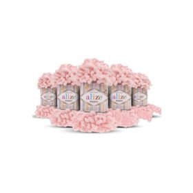 Alize Puffy 340 Pudra Pembe 5 Adet El Örgü İpi