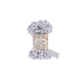 Alize Puffy 416 5 Adet Gri 100 gr Örgü İpi