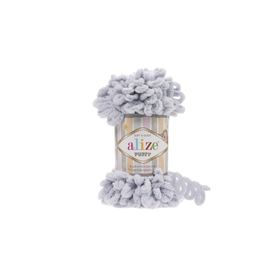 Alize Puffy 416 5 Adet Gri 100 gr Örgü İpi