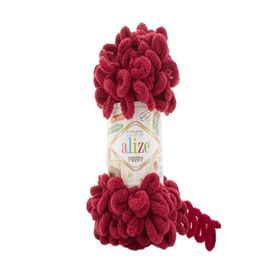 Alize Puffy 5 Adet 107 Bordo Örgü İpi