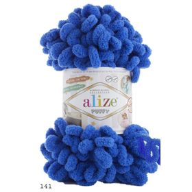 Alize Puffy 5 Adet 141 Sax Mavi El Örgü İpi