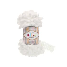 Alize Puffy 55 5 Adet Beyaz El Örgü İpi