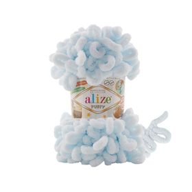 Alize Puffy 730 Açık Turkuaz 5 Adet El Örgü İpi