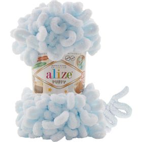 Alize Puffy 730 Açık Turkuaz 5 Adet El Örgü İpi