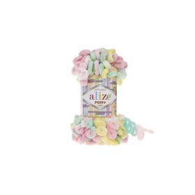 Alize Puffy Color 5862 100 gr Örgü İplik