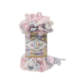 Alize Puffy Color 5864 100 gr Örgü İplik