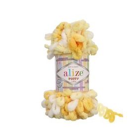 Alize Puffy Color 5921 Ebruli 100 gr Örgü İplik